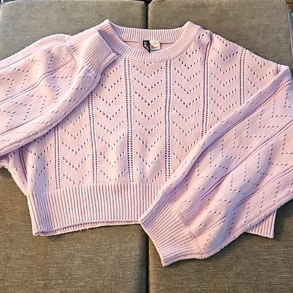 Purple H&M Knit Sweater